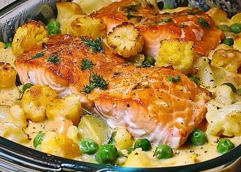 Lachsauflauf Mit Gemüse