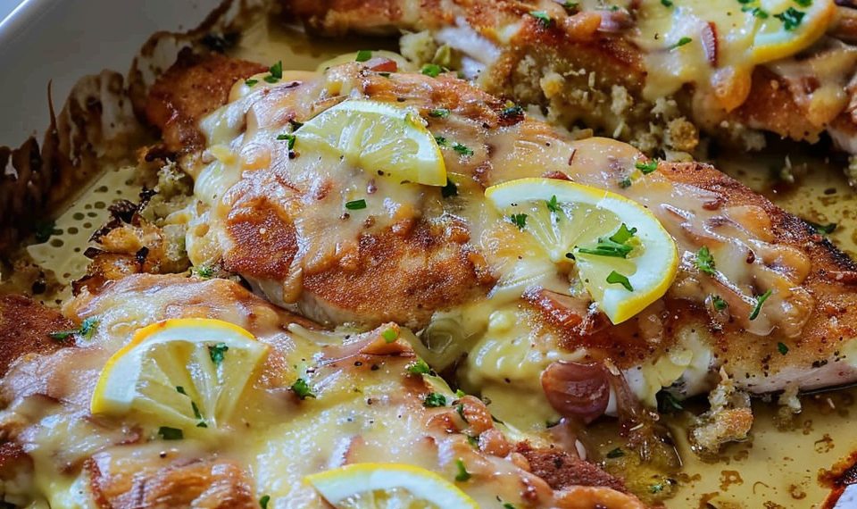 Überbackene Schweineschnitzel Aus Dem Backofen