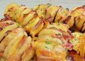 Fächerkartoffeln mit Schinken und Käse