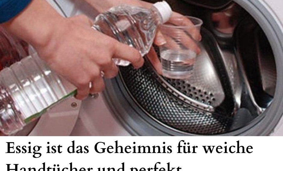 Ja Essig hilft dabei die Waschmaschine gründlich zu reinigen