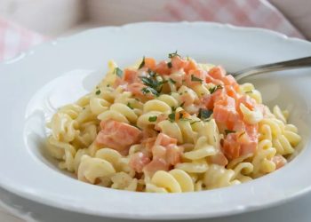 Nudeln mit Frischkäse