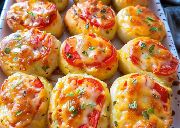 10 Minuten Pizza Brötchen Aus Dem Backofen