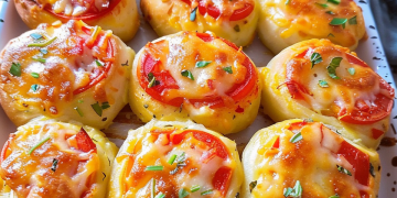 10 Minuten Pizza Brötchen Aus Dem Backofen
