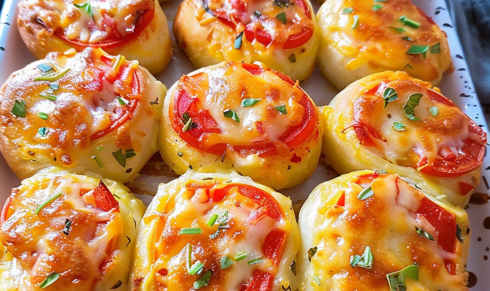 10 Minuten Pizza Brötchen Aus Dem Backofen