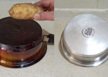 Werfen Sie es nicht in den Müll: So lässt ein verbrannter Topf wieder wie neu aussehen