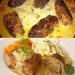 Hackröllchen in Zwiebelsoße