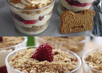 Schoko-Himbeer-Cheesecake im Glas