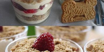 Schoko-Himbeer-Cheesecake im Glas