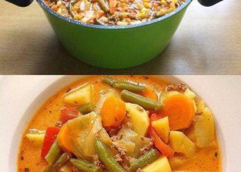 Schlemmertopf mit Hackfleisch, macht lange satt!