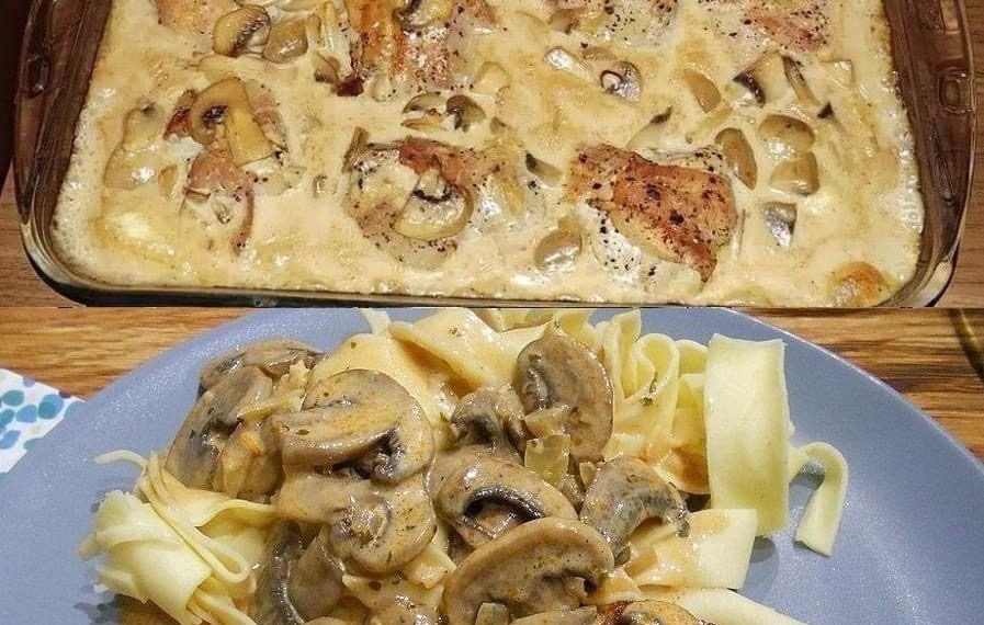 Medaillons in Pilzrahmsosse