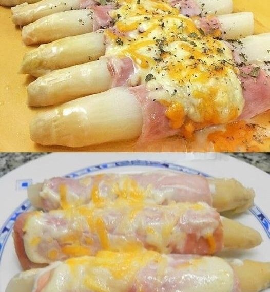 Spargel aus dem Ofen