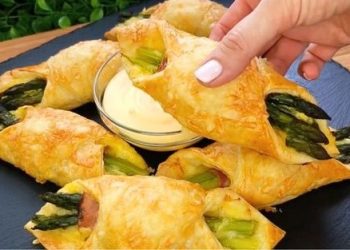  Rustikale Brötchen mit Spargel