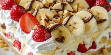 Leichte Bananensplit-Torte ohne Backen