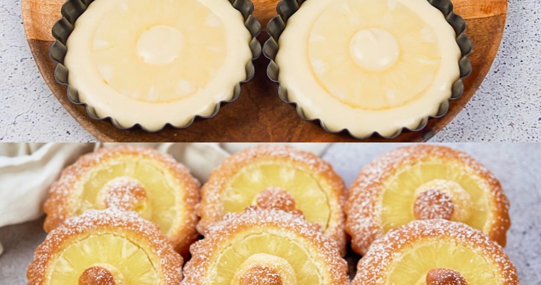 Ananas-Törtchen: das Rezept für weiche Ananas-Bonbons für den Snack