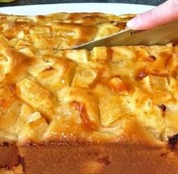 Apfelkuchen mit vielen Äpfeln, lecker!