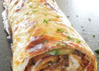 Hackfleisch Käse Rolle, schmeckt wie verrückt!