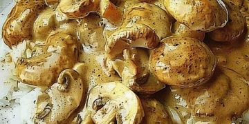 Philadelphia Geschnetzeltes mit Champignons