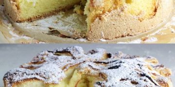 Blitz Apfelkuchen in 10 Minuten bereit zum Backen