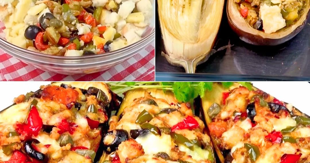 Gefüllte Auberginen: das Rezept für das reichhaltige und schmackhafte Gericht