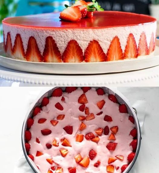 Erdbeermousse Torte Rezept, mit Suchtpotenzial