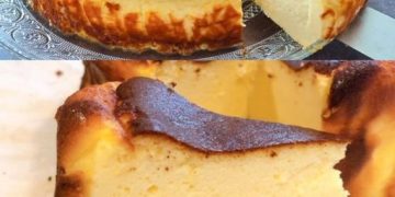 Käsekuchen ohne Boden in 2 Minuten zubereitet!