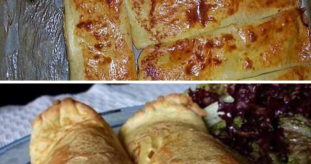 Pfannkuchen mit Schinken und Käse