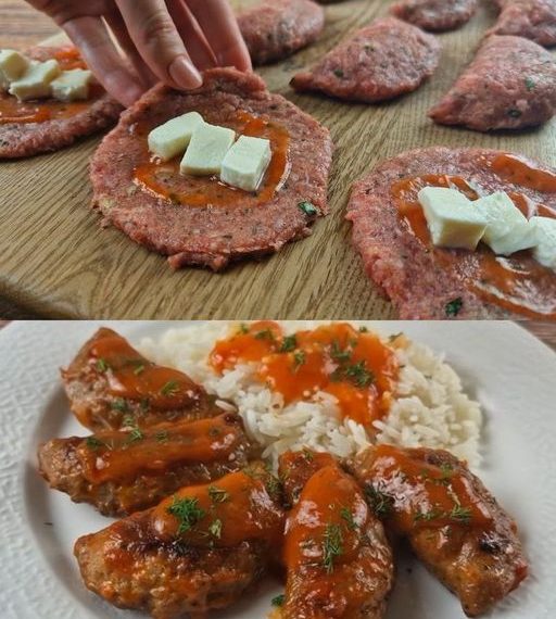 Tasche di Manzo und Mozzarella: ein schnelles und köstliches kulinarisches Rezept