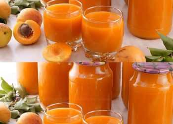 Aprikosensaft für den Winter zu Hause ohne Entsafter! Natürlicher Aprikosennektar!