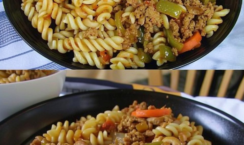 Curryrahm Nudeln Mit Hackfleisch, Am Nächsten Tag Schmeckt Es Noch Besser