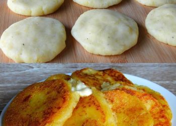 Diese Kartoffel-Mozzarella-Pfannkuchen sind der absolute Hammer!