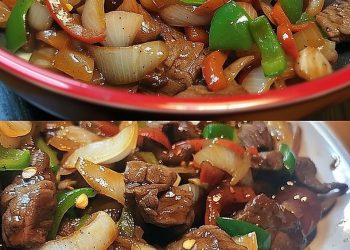 Chinesisches Rindfleisch Mit Zwiebeln, Mhmm Ein Tolles Gericht