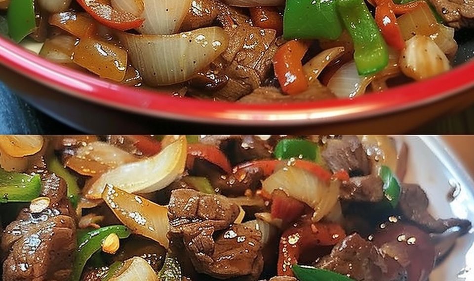 Chinesisches Rindfleisch Mit Zwiebeln, Mhmm Ein Tolles Gericht