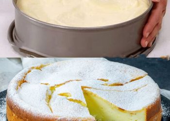 Käsekuchen ohne Boden in 3 Minuten!