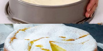 Käsekuchen ohne Boden in 3 Minuten!