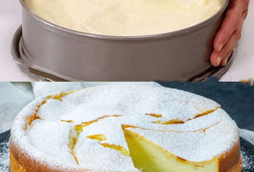 Käsekuchen ohne Boden in 3 Minuten!
