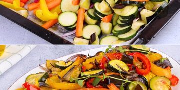 Gebackenes Gemüse: das Rezept für eine farbenfrohe, leckere und einfach zuzubereitende Beilage