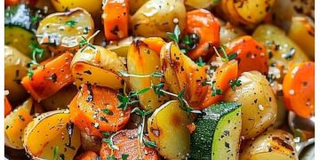 Kartoffel-Karotten-Zucchini-Pfanne