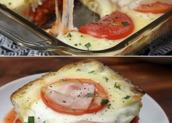 Toast Mozzarella Auflauf, Schmeckt Am Nächsten Tag Noch Besser