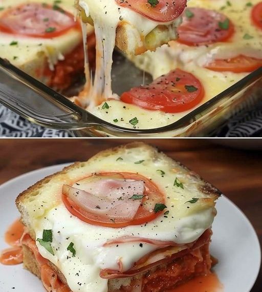 Toast Mozzarella Auflauf, Schmeckt Am Nächsten Tag Noch Besser