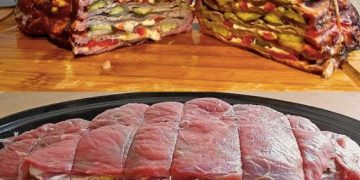 Schichtbraten in Senfsauce, dieses Braten ist wirklich köstlich für den Frühling