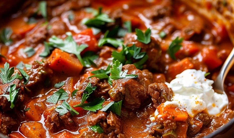 24 Stunden Schichtgulasch, Das Fleisch Zergeht Förmlich Auf Der Zunge!