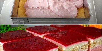 Das beliebteste Dessert dieses Frühlings. Himbeer-Tiramisu Kuchen, der auf der Zunge zergeht