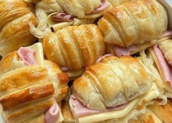 Schinken-Käse-Croissants