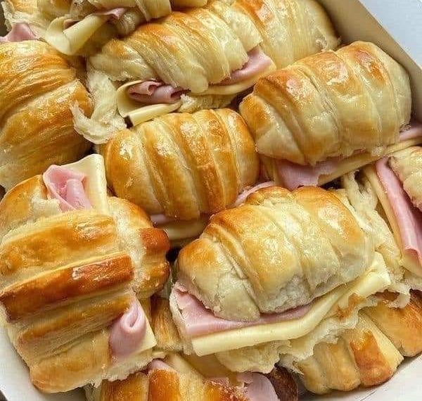 Schinken-Käse-Croissants