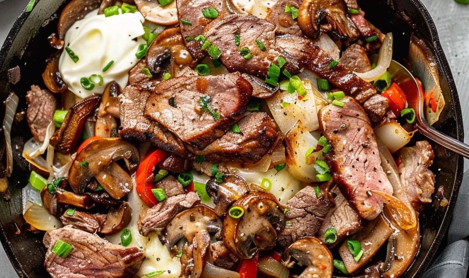 Philadelphia Geschnetzeltes Mit Champignons