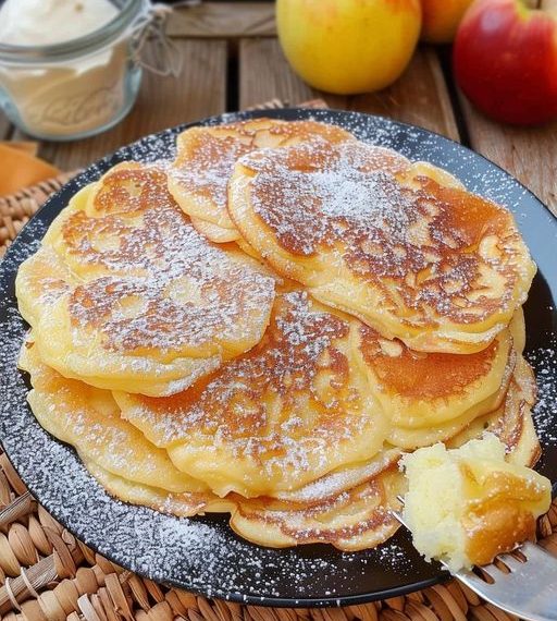 Apfel-Joghurt-Pfannkuchen – Boahh, Ein Traum!