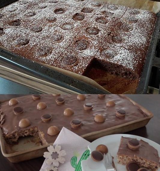Toffifee Kuchen, blitzschnell zubereitet