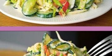 Gurkensalat mit Chinakohl, Mhmm ich liebe dieses Essen