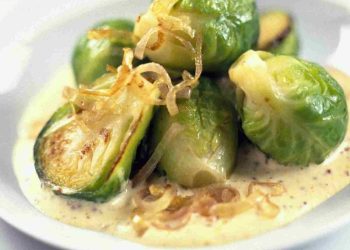 Rosenkohl in Frischkäse Senfsauce