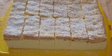 Zitronen Mascarpone-Schnitten